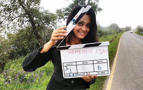 Sheena Chohan Day one of shooting new film in Meghalaya