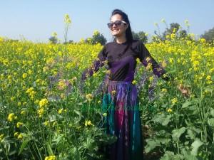 Sheena Chohan in-between lovely fields