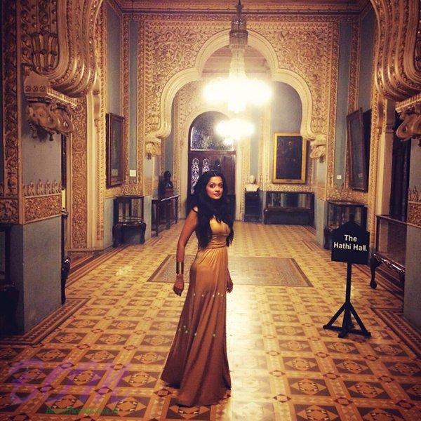 Sheena Chohan in this 155 years old Lakshmi Villace palace in Baroda