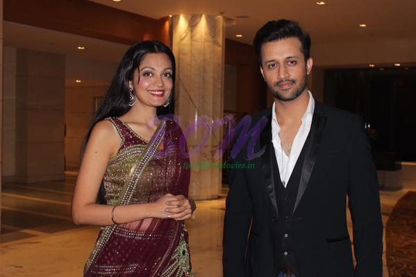 Sheena Chohan with Atif Aslam