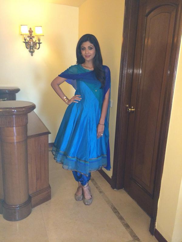 Shilpa Shetty in Blue