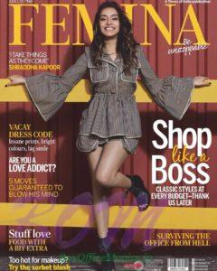 Shraddha Kapoor cover girl for FEMINA Magazine June 2017 issue