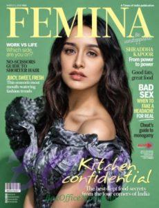 Shraddha Kapoor cover girl for FEMINA Magazine March 2018 issue
