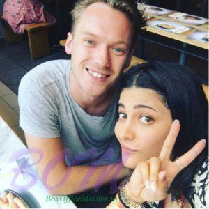 quirky pic of Shruti Haasan with friend Jay Maude
