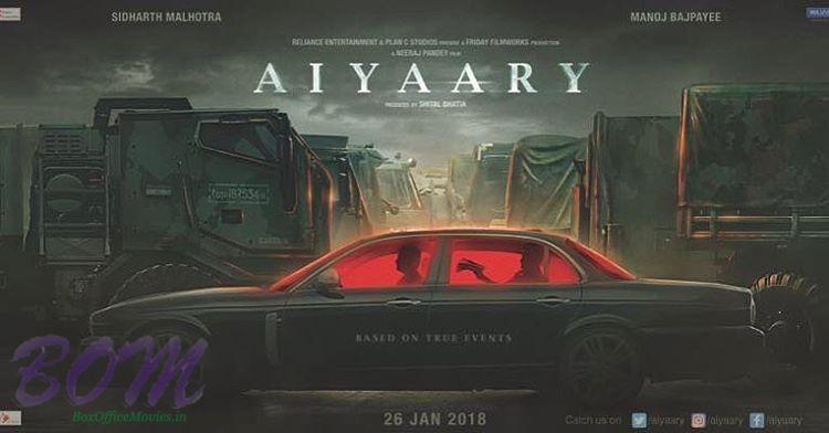 Siddharth Malhotra starrer AIYAARY movie first poster released on 6 April 2017