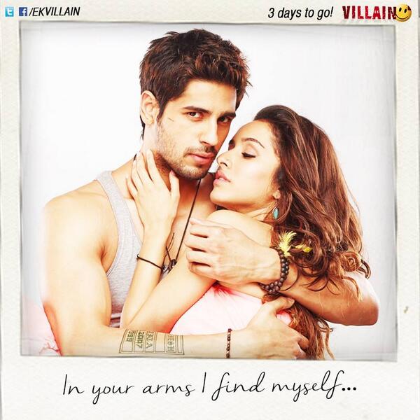 Sidharth Malhotra & Shraddha Kapoor - In your arms, I find myself