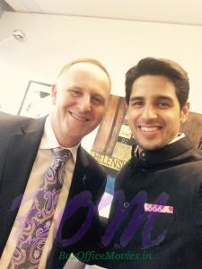 Sidharth Malhotra with PM John Key