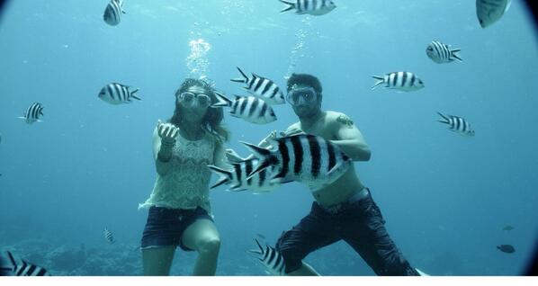 Sidharth and Shraddha underwater scene for Ek Villain movie