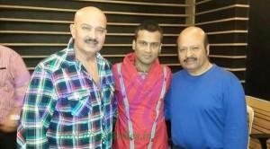Singer Zubeen Garg snapped with Rajesh and Rakesh Roshan