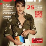 Sonakshi Sinha at exHIBIT cover page April-2015 Issue