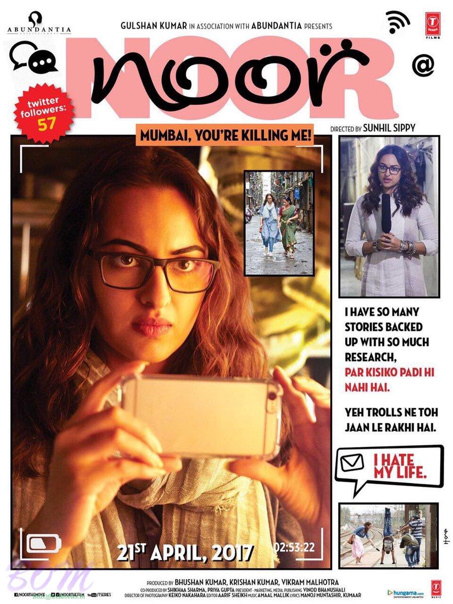 Sonakshi Sinha starrer NOOR movie new poster