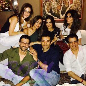 This Sonali Bendre pic becomes interesting with Hrithik Roshan and his ex-wife Sussanne Khan.