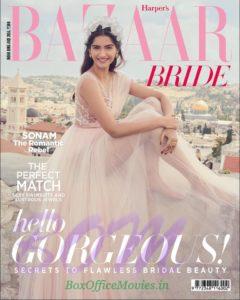 Sonam Kapoor cover girl for BAZAAR Bride June-July 2016 issue