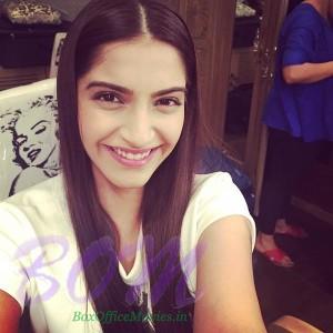 Sonam Kapoor selfie - ready to take the flight to Cannes