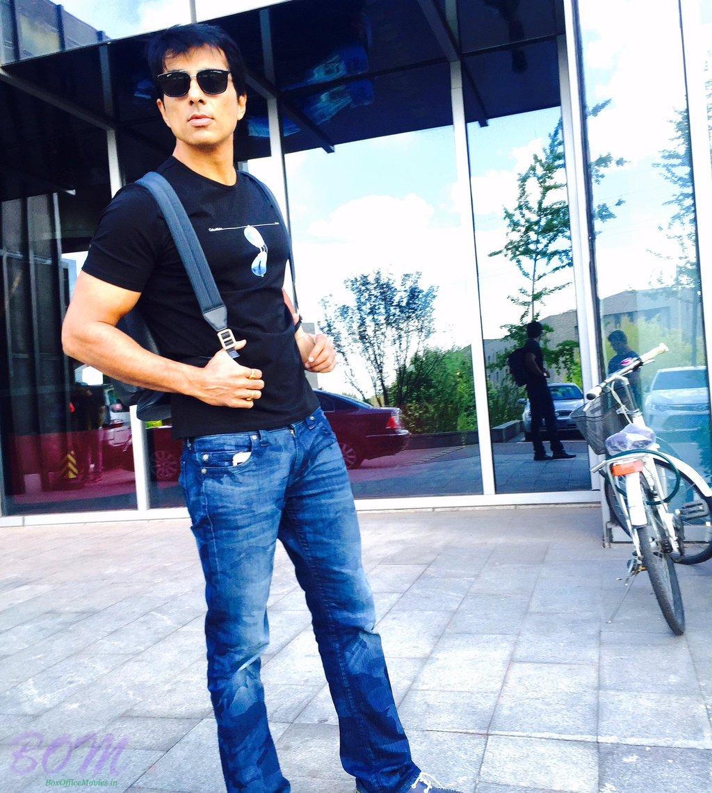 Sonu Sood - Beijing to Mumbai after wrap-up of Kung-Fu Yoga