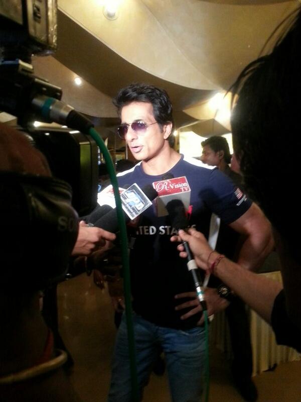 Sonu Sood arrives at the Its EntertainmentTrailer Launch Event