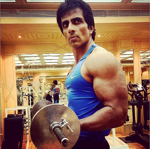 Sonu Sood latest gym picture