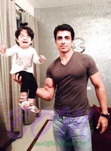 Sonu Sood with her niece Nyra