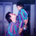 Sooraj Pancholi ‏with Father Aditya Pancholi