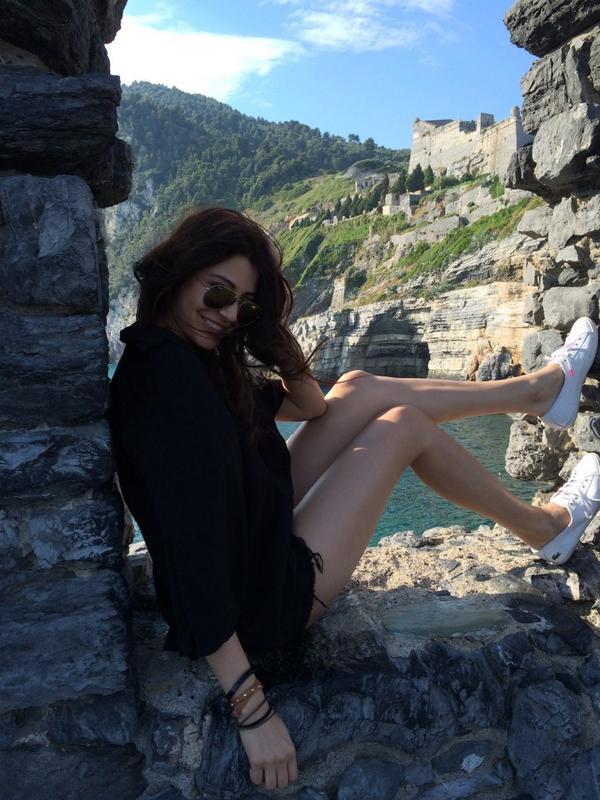 Still of Anushka Sharma holidaying in Italy on 26th July 2014