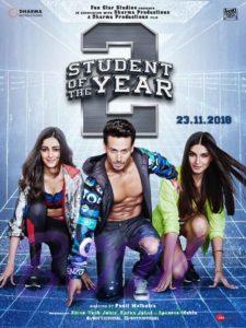 Student of the year 2 poster with leading starcasts