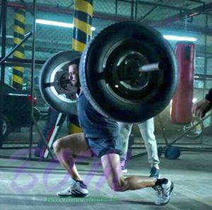 Sultan Salman Khan weight lifting with tyres