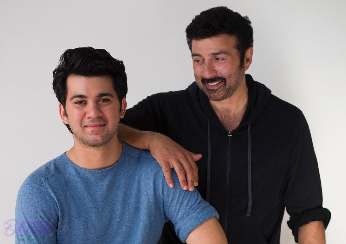 Sunny Deol with son Karan Deol