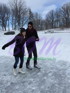That freezing weather and hot Sunny Leone - Daniel Weber is the luckiest for sure
