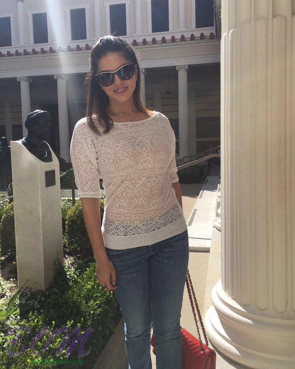 Sunny Leone fun time at the Getty Villa in Malibu