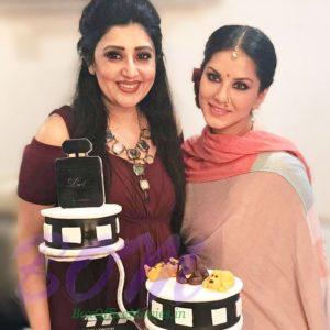 Sunny Leone thanks Archana Kochhar for this 2017 birthday cake