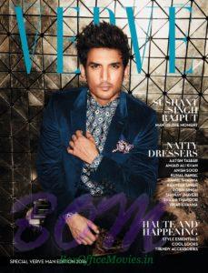 Sushant Singh Rajput Cover Boy for Verve Magazine Nov 2016 publication