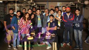 Sushant Singh Rajput and Shraddha Kapoor with the team Chhichhore