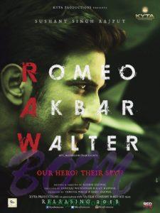 Sushant Singh Rajput starrer Romeo Akbar Walter teaser poster
