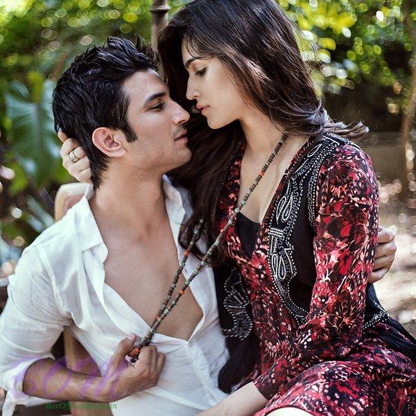 Sushant Singh Rajput with Kriti Sanon in Homi Adajania Next