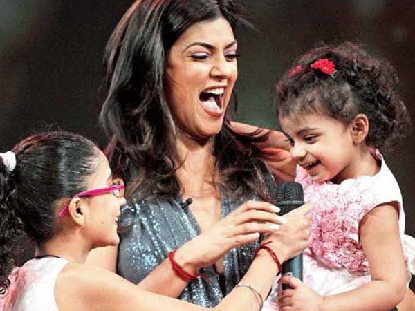 Sushmita Sen with Adopted Kids