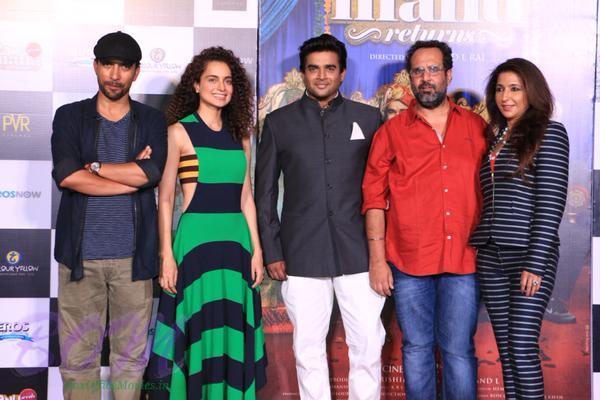 Tanu Weds Manu Returns movie team picture of the launch day