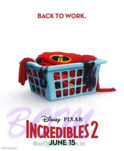 Teaser poster of Disney Pixar’s Incredibles 2