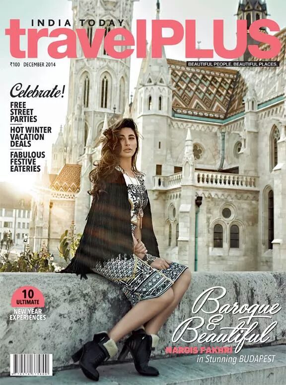 The stunning Nargis Fakhri takes around beautiful Budapest wid the Dec issue of IndiaTodayTravelPlus