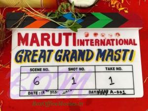 The third installment of Masti kickstarts