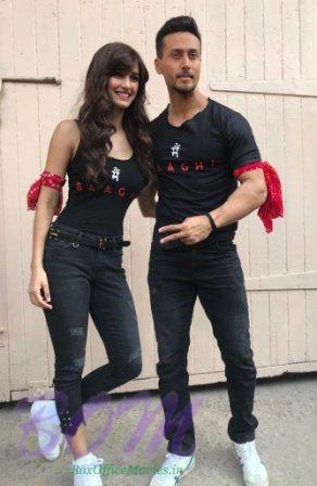 Tiger Shroff and Disha Patni when started promotion of Baaghi 2