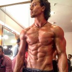 Tiger Shroff just before to perform on stage for Miss India 2016