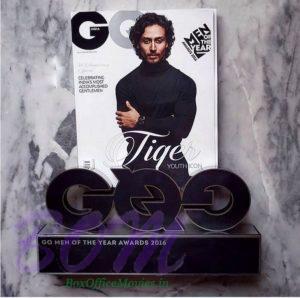 Tiger Shroff received GQ Men Of The Year Awards 2016