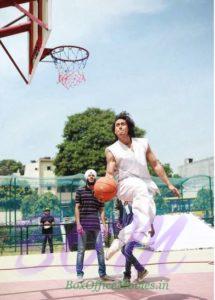 Tiger Shroff trying to hit the target with this cool jump