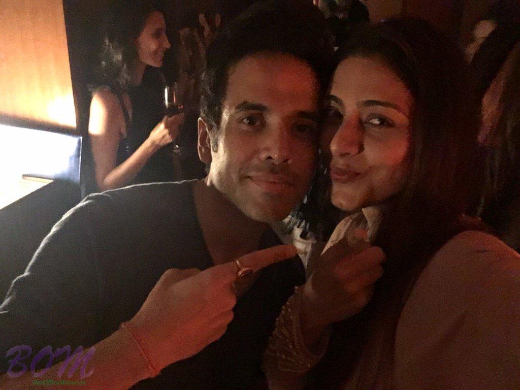 Tusshar Kapoor selfie with Tabu in a party by Karan Johar