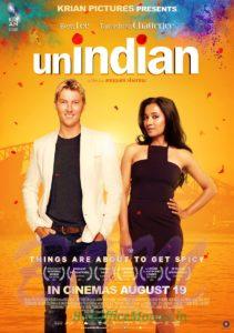 UnIndian movie poster starring Brett Lee and Tannishtha Chatterjee
