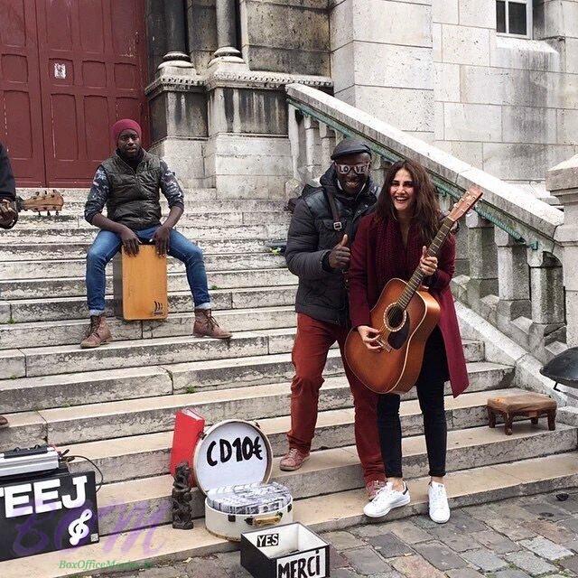 Vaani Kapoor shooting for a Befikre sequence