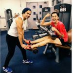 Varun Dhawan Taapsee Pannu gym pic for Judwaa 2