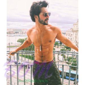 Varun Dhawan at Budapest while training hard for action scenes
