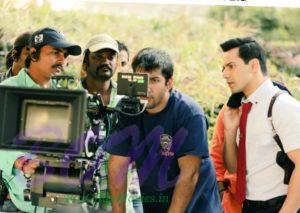 Varun Dhawan being directed by brother Rohit Dhawan for Dishoom