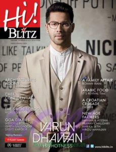 Varun Dhawan cover boy for Hi Blitz magazine July 2016 issue